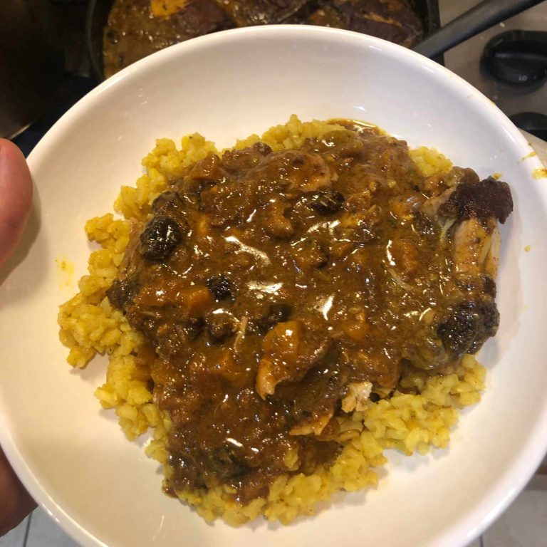 Receta Tagine de pollo marroquí