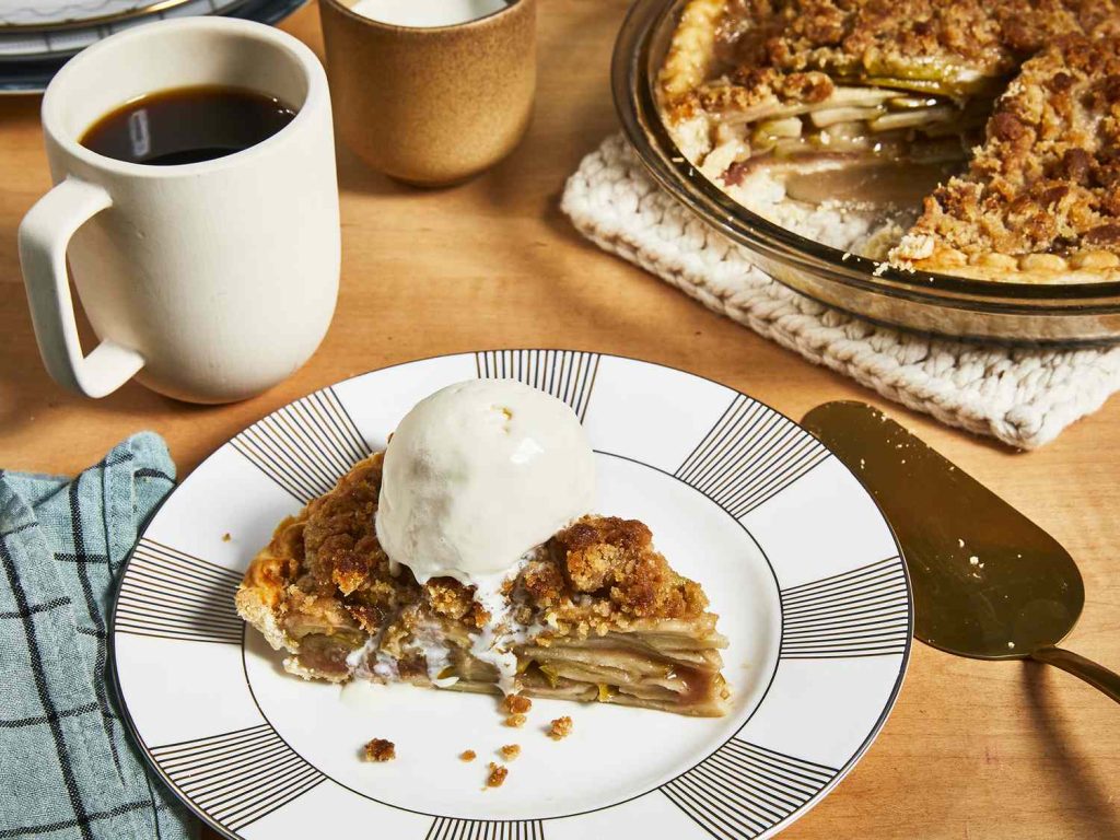 Receta Tarta de manzana con crumble