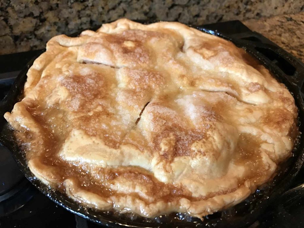 Receta Tarta de manzana en sartén de hierro de la abuela
