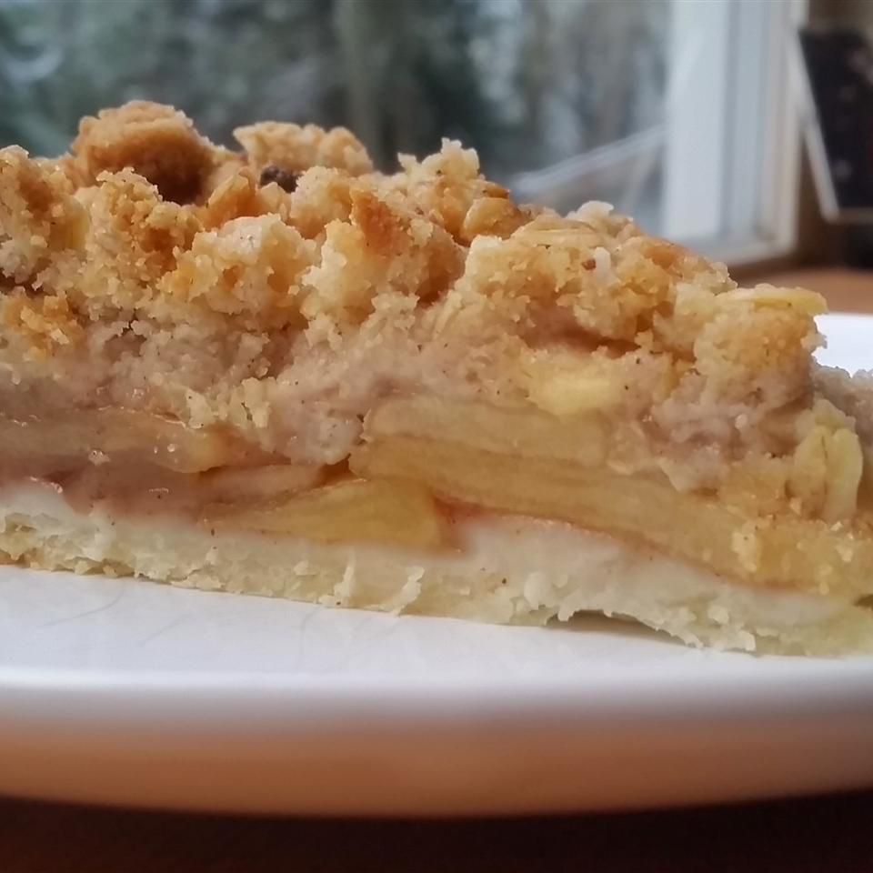 Receta Tarta de manzana holandesa con crumble de avena Receta Tarta de manzana holandesa con crumble de avena