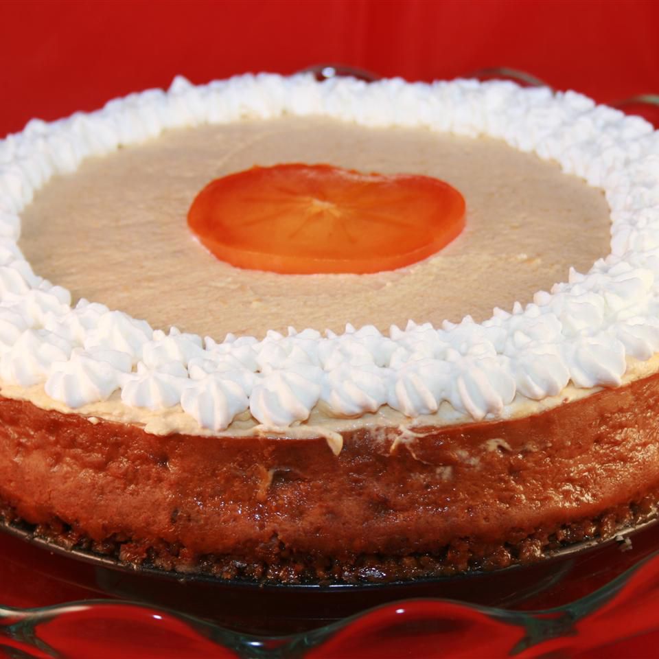 Receta Tarta de queso con caqui
