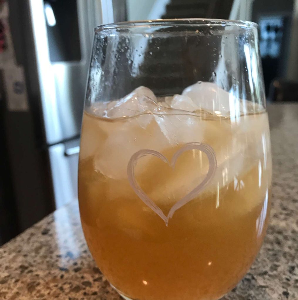 Receta Té de durazno casero