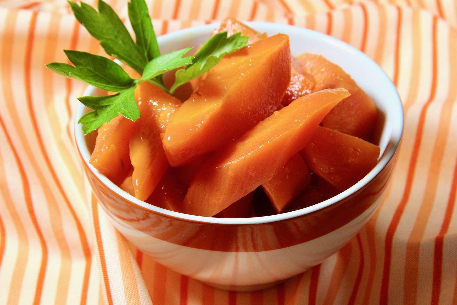 Receta Zanahorias glaseadas con albaricoque Receta Zanahorias glaseadas con albaricoque