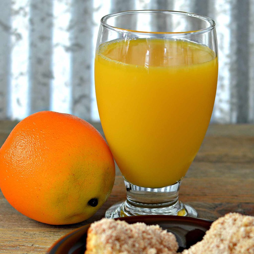 Receta zumo de naranja natural